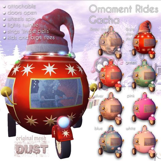 1 DUST: Ornament Car Ice RARE