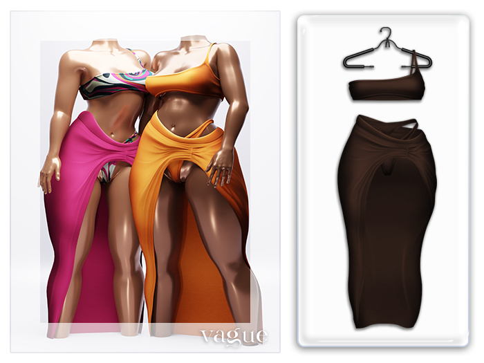 Vague. Shayla Set - Chocolate -