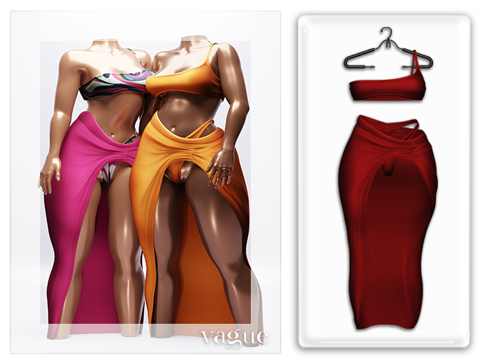 Vague. Shayla Set - Red -