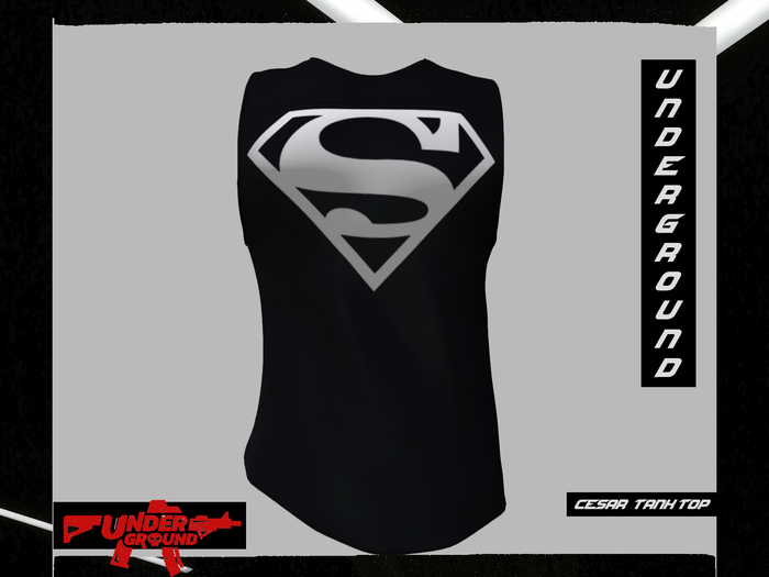 UnderGround Cesar Tank Top Black S 