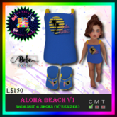 *LVD* Aloha Beaches Swim Suit - BeBe