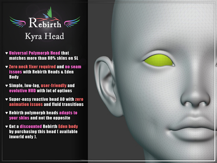 Rebirth Head ~ Kyra