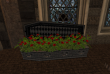 Bone Candy~Coffin flower bed~ Red Roses