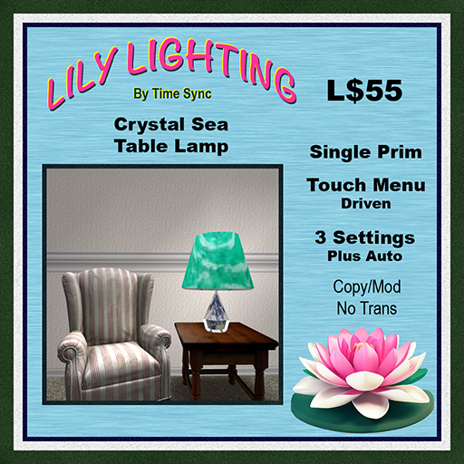 Crystal Sea Table Lamp