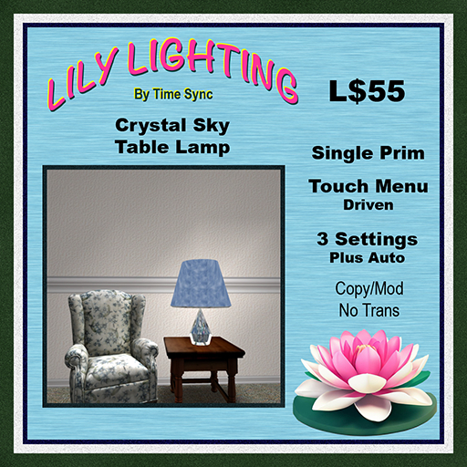 Crystal Sky Table Lamp