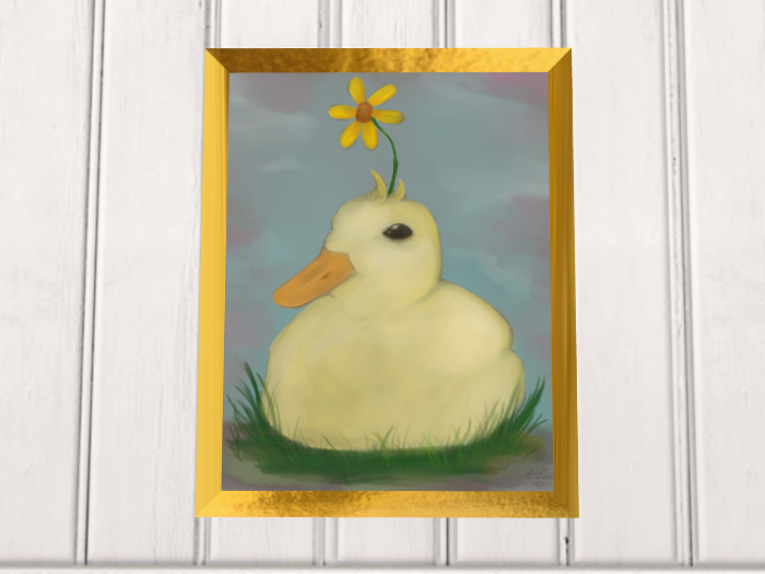 Original Art Duck Print