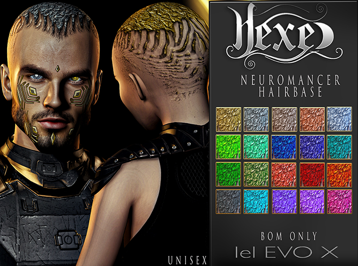 Hexed  - Neuromancer Hairbase EVOX BOM