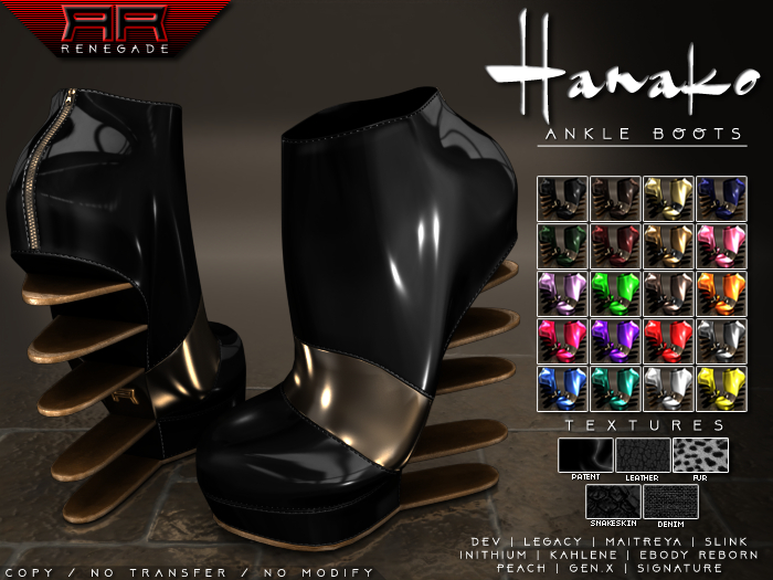 [Renegade] Hanako Ankle Boots