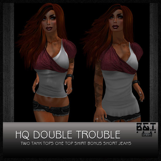 :.<B&T>.: Double Trouble - White / Red