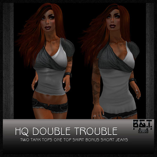 :.<B&T>.: Double Trouble - White / Grey