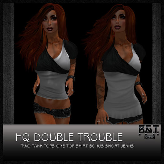 :.<B&T>.: Double Trouble - White / Black