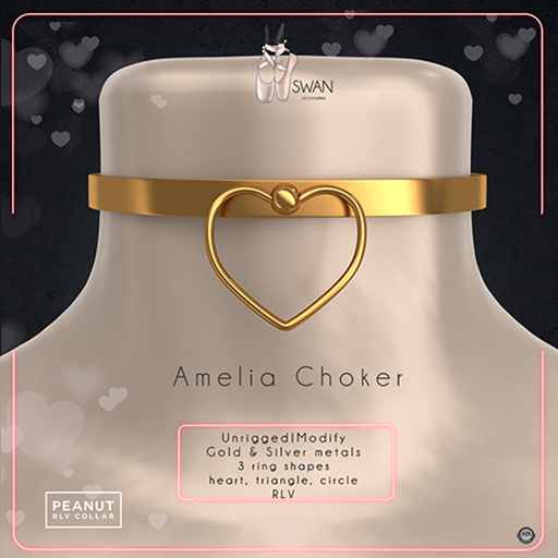 Swan Amelia Choker Peanut RLV