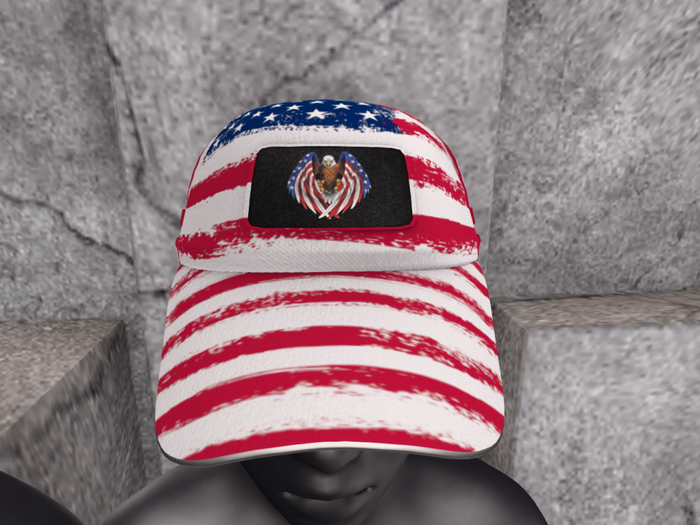 WTFW ~ JULY 4 EAGLE BLACK BACKGROUND