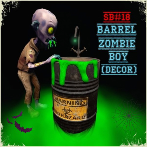 UA [FP-texture] DFS SB#18 Barrel Zombie Boy (Decor) Black