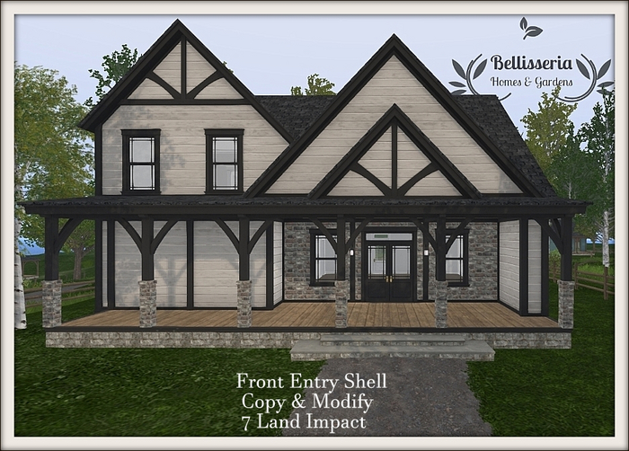 BH&G Buffalo Pastures/Paddy Stone Shell & Column Cover Linden Home Addon