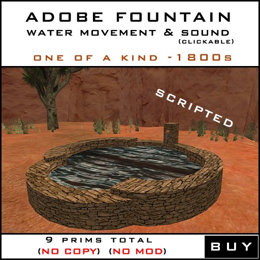 Fountain - Adobe brick 2.0