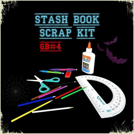 UA [FP-texture] DFS Stash Book Scrap Kit GB#4 Black