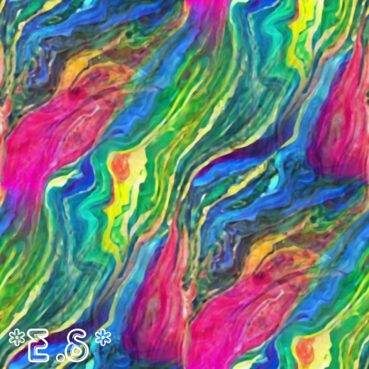 *E.S* Rainbow Marble Texture 3 - Full Perm - Seamless