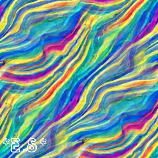 *E.S* Rainbow Marble Texture 8 - Full Perm - Seamless
