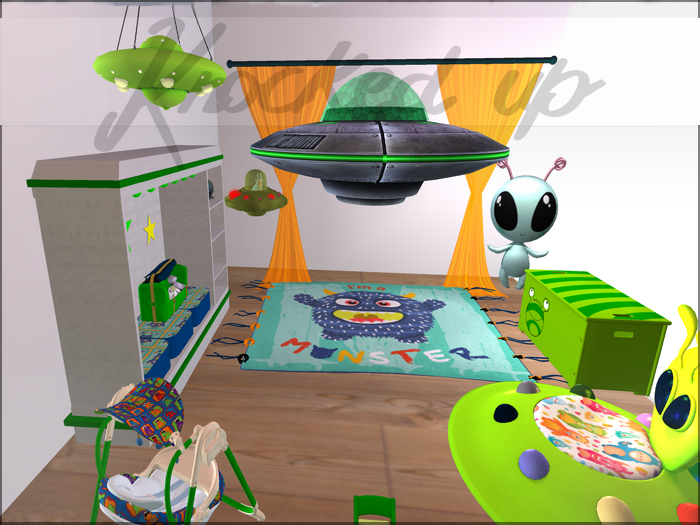 K^Baby Alien Nursery(Green)Zooby Animesh