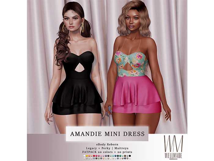 [WellMade] Amandie Mini Dress 