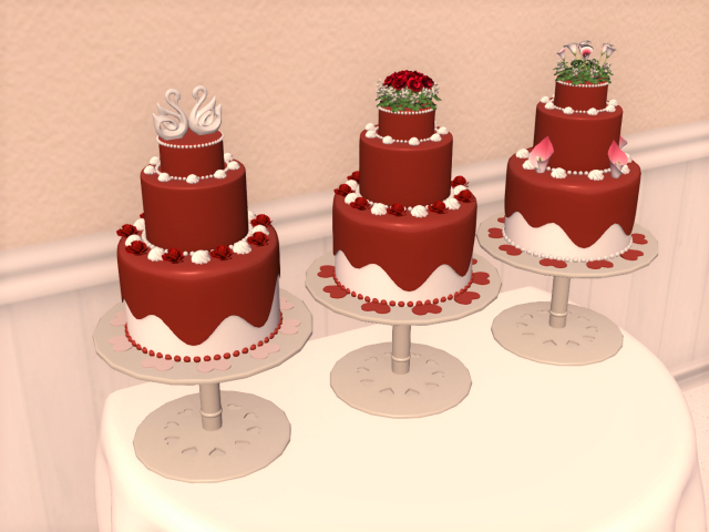 Wedding cake - Red