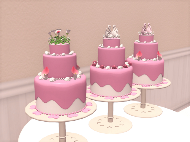 Wedding cake - Pink