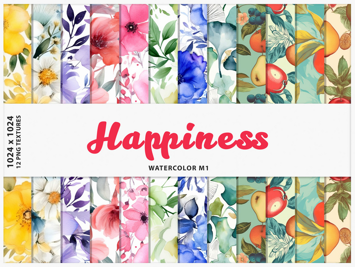 HAPPINESS WATERCOLOR M1-JPG