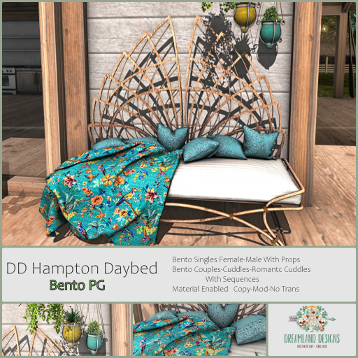 DD Hampton Daybed -PG /ADD
