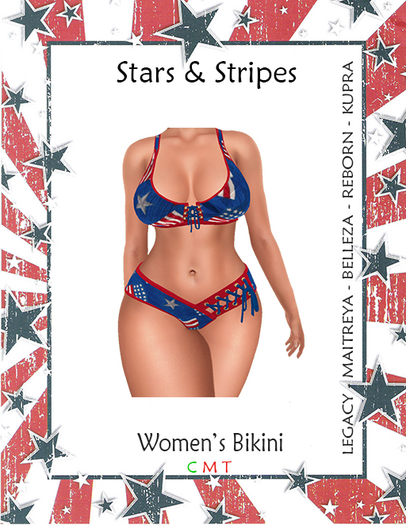 STARS & STRIPES  Women's Mesh Bikini