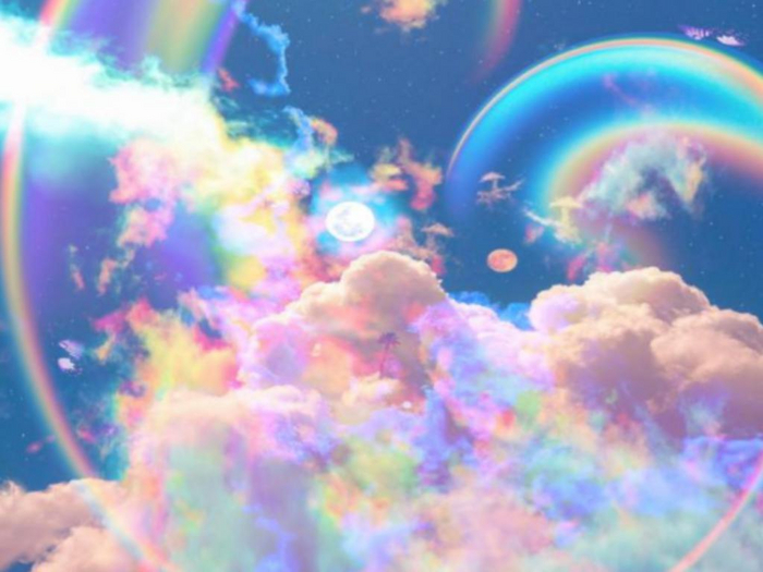 Rainbow Swirls Texture