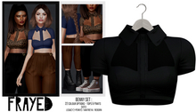 Frayed - Benny Shirt - Black