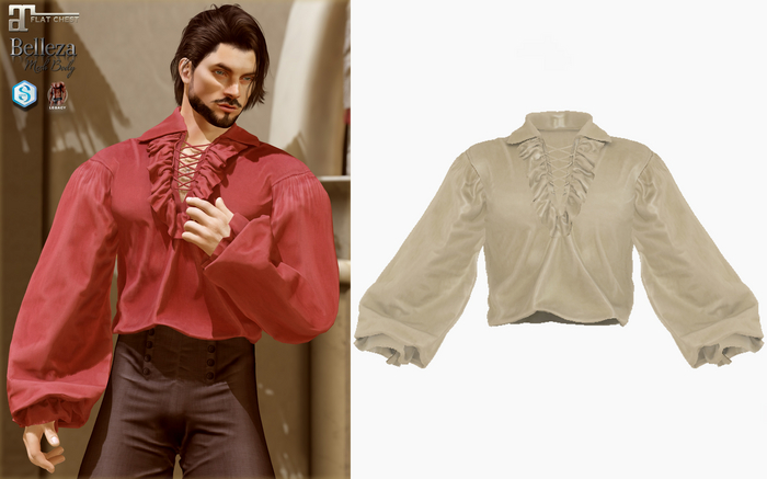 (Stitched) Locke Shirt - Beige