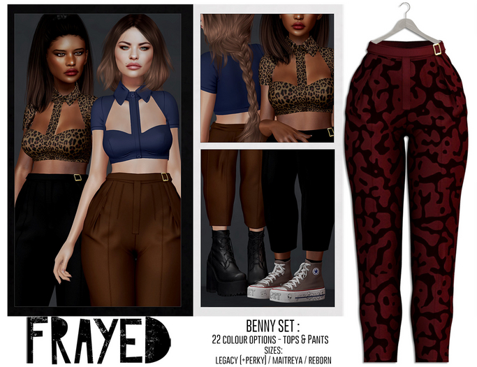Frayed - Benny Pants - Blotch