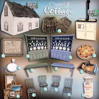 Second Life Marketplace - [Kres] Cornish Cottage - Stargazy Pie - 7