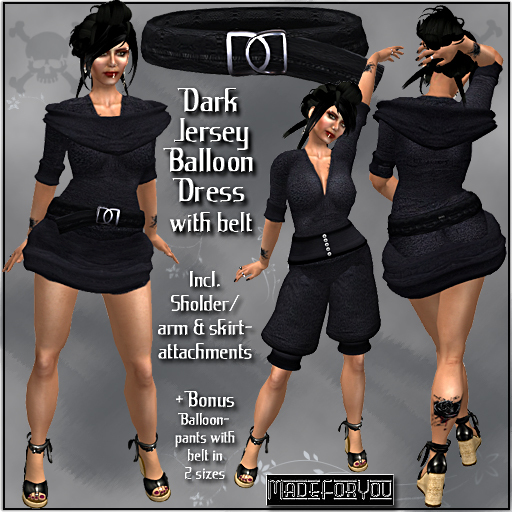 DarkJerseyBalloonDress/MadeForYou