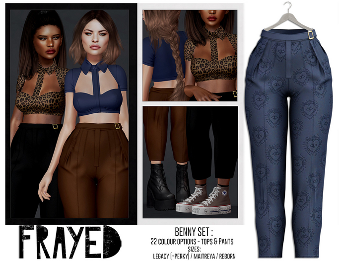 Frayed - Benny Pants - Mystic
