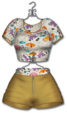 Graffitiwear Asia Curvacious Top & Shorts