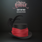 POISON ROUGE Sasy Hat Red