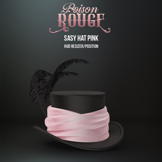 POISON ROUGE Sasy Hat Pink
