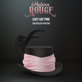 POISON ROUGE Sasy Hat Pink