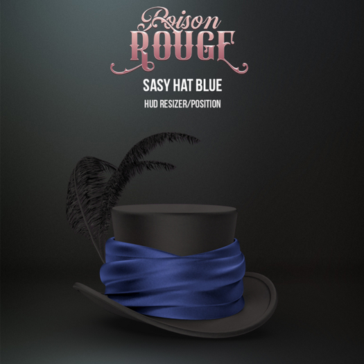 POISON ROUGE Sasy Hat Blue