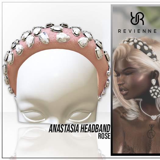 Revienne: The Anastasia Headband [ROSE]