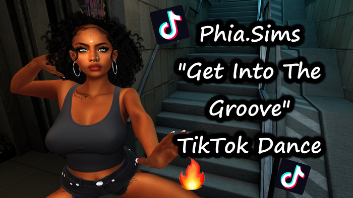 Phia.Sims Get Into The Groove TikTok Dance Animation