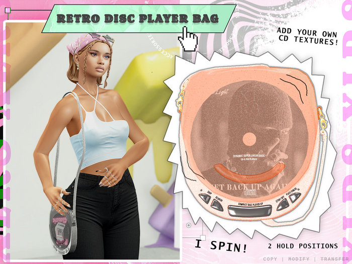 / XLR8 / Retro Disc Player Bag / Orange / Unpack.exe