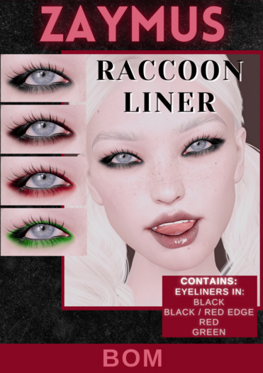 // ZAYMUS - Raccoon Liner / BoM