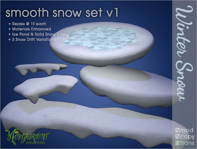 Winter Snow Drifts - Smooth Snow Set V1