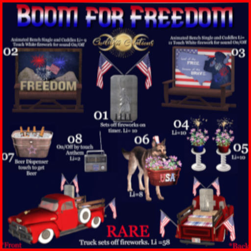 31 )O( GC: Boom for Freedom- RARE Boom Truck