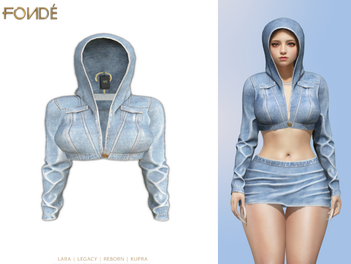 Fonde - Alaia Denim ( Jacket ) - Light  - Unpacker