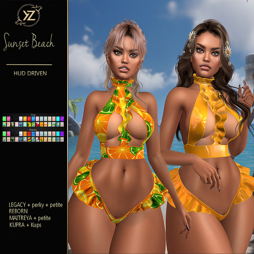 .:-->> YELIZ <<--:.  *SunSet Beach* - HUD -